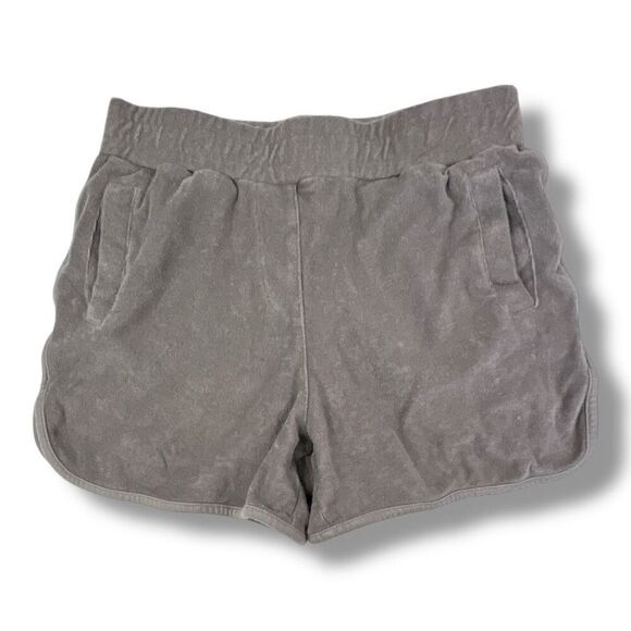 Varley Marlwood Athletic Gray Terry Cloth Shorts Size Extra Small - Picture 2 of 6